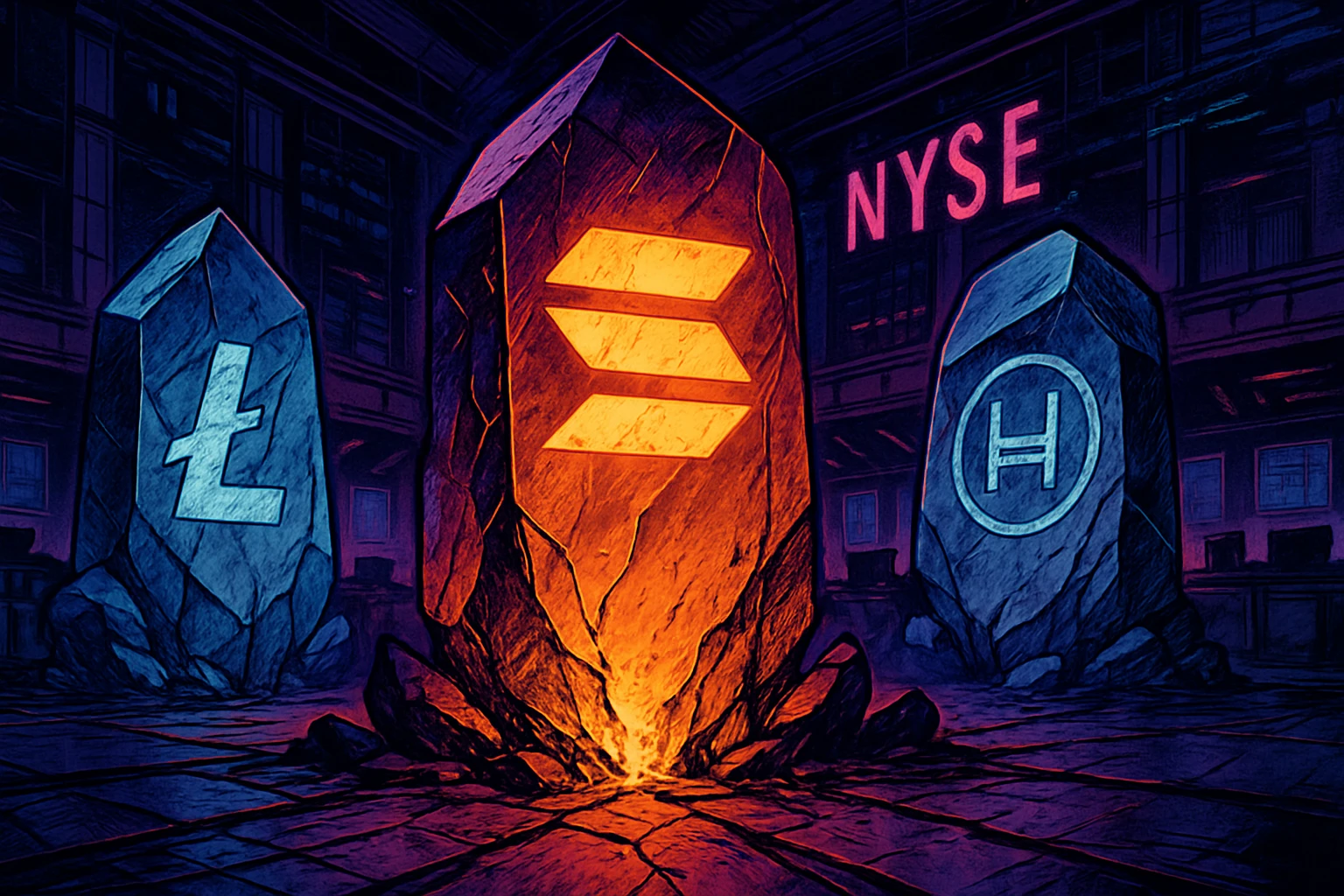 ETF สปอตของ Solana, LTC และ HBAR จะเข้าจดทะเบียนในการแลกเปลี่ยนของสหรัฐฯ คืนนี้! การสนับสนุนการวางเดิมพันจุดประกายบทใหม่สำหรับกองทุน altcoin